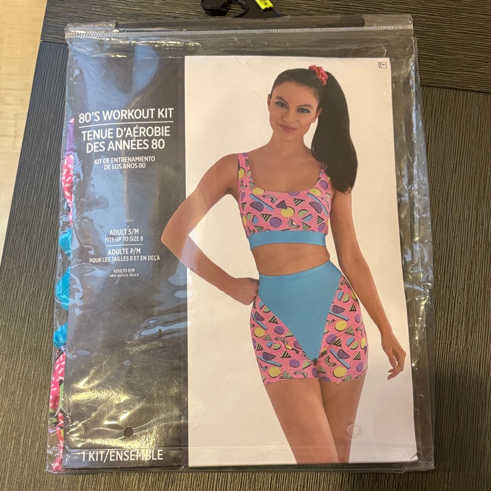80's Workout Kit - Blue and Pink Set